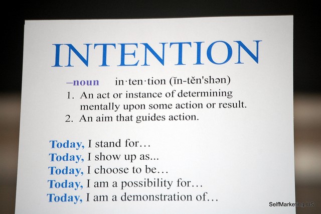 intention